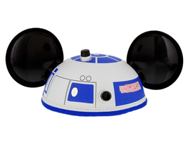 Disney Parks Star Wars R2 D2 R2D2 Mickey Mouse Ears Hat NEW image 2