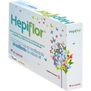 Hepiflor, 10 Cps. Recommended for Restoring the Balance of the Intestinal Flora