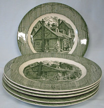 Royal The Old Curiosity Shop Green Dinner Plate Set of 6 - $29.29