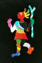 Vintage Joe Sam Art Pin &quot;Dream&quot; Ethnic Native American African Tribal Br... - $125.00