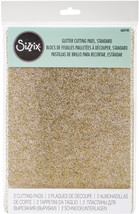 Sizzix Big Shot Cutting Pads 1 Pair-Clear W/Gold Glitter - Standard - $12.86