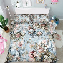 3D Lush Flowers Bed Pillowcases Quilt Duvet Cover Set Single Queen King Size AU - $90.04+