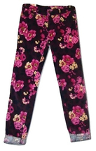 Joe Fresh Girls Size 12 Floral Skinny Pants New With Tags - $12.99