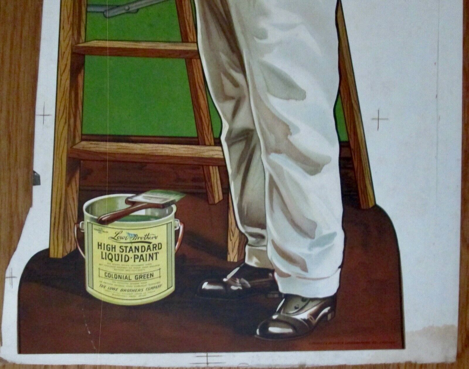 Lowe's Brothers High Standard Liquid paint unusual preproduction sign