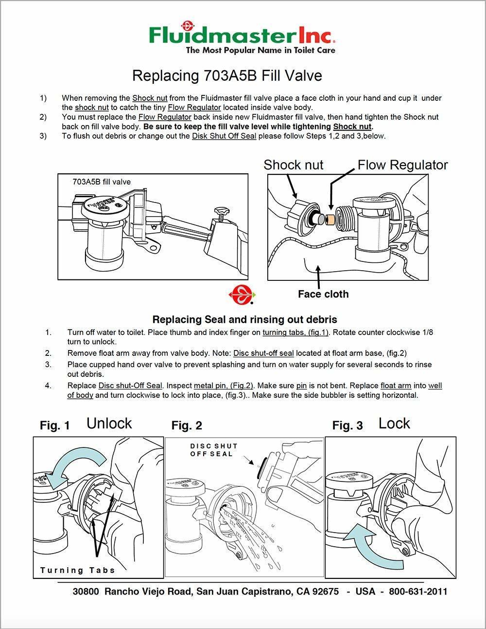 703A5B Fill Valve Glacier Bay Niagara and 50 similar items 703A5B Fill Valve Glacier Bay Niagara and 50 similar items