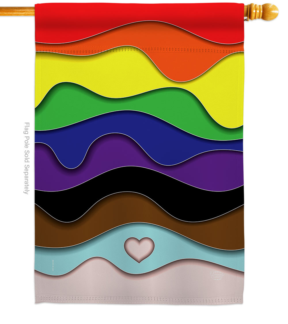 Pride House Flag 28 X40 Double-Sided Banner