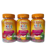 3) Emergen-C KIDZ Daily Immune Support Gummies Fruit Fiesta 44 ea 10/202... - $25.99