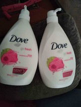 2 New Dove Gofresh Nourishing Body wash Raspberry & Lime Scent 27.5 Oz - $34.44