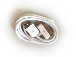 iPhone 4/iPod/iPad 3ft 30 pin Charging Cable WHITE - $6.99