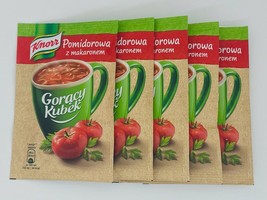 Knorr Goracy Kubek SOUP in a MUG: TOMATO soup -Made in Poland-Pack of 5 - - $9.41