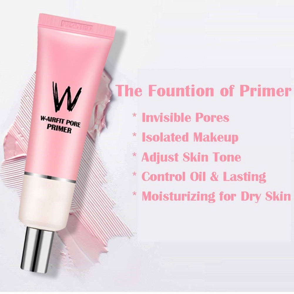 2 Pack Face Makeup Primer, Pore Primer, Face Makeup Base Pink Isolation