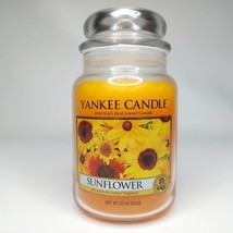 Yankee Candle Sunflower Floral Fragrance Collection 22oz Large Jar Disco... - $57.38