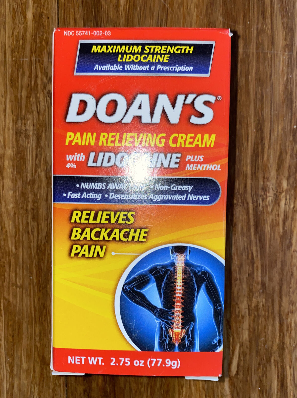 Doan's Pain Relieving Cream 2.75 oz *EXP 10/2019* Vitamins & Minerals