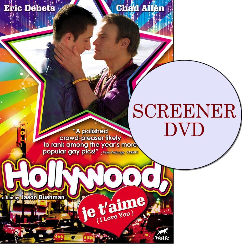 Primary image for Hollywood Je t'aime SCREENER DVD No Case - Chad Allen-  Gay RomCom