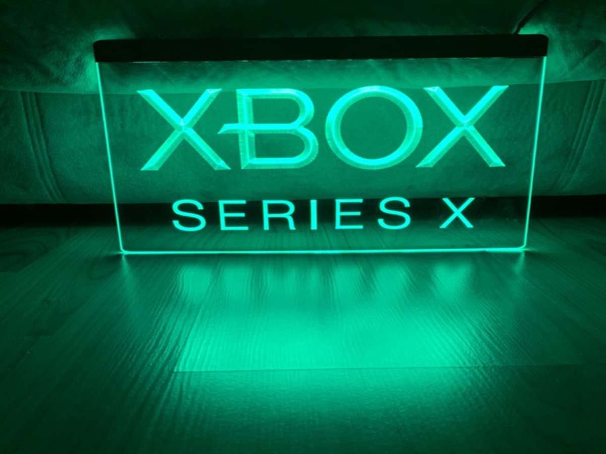 XBOX Series X Led Neon Sign for Game Room,Office,Bar,Man Cave, Arcade Room