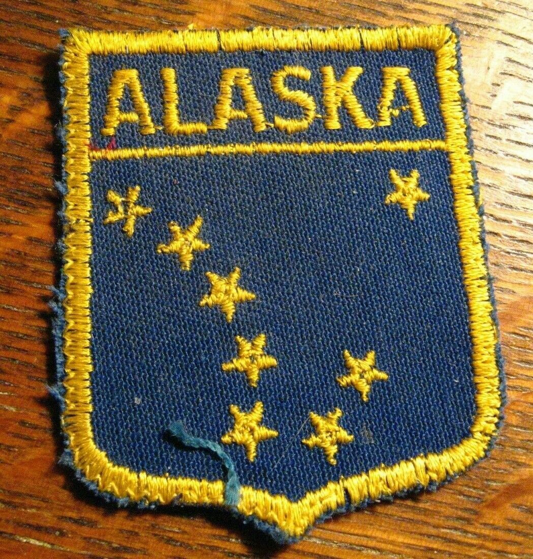 Alaska Jacket Patches - USA State Flag Emblem Embroidered Souvenir ...