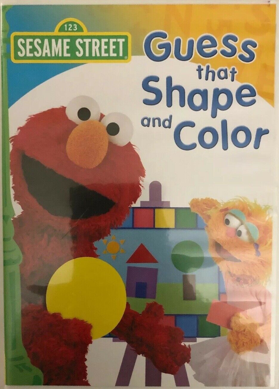 Sesame StreetGuess That Shape and Color(DVD 2008)TESTEDRARE VINTAGE