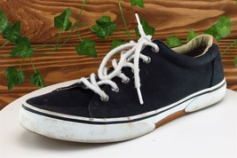 SPERRY Top Sider Shoes Size 11 M Black Fashion Sneakers Fabric Men Sts14577 - $21.62