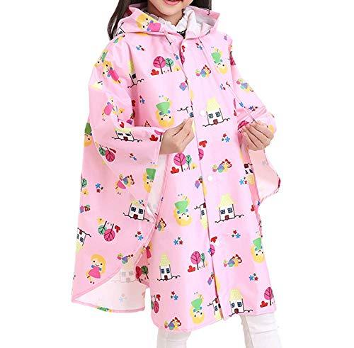 Primary image for Koala Superstore Portable Raincoat Kids Hooded Print Rain Ponchos for Boys Girls