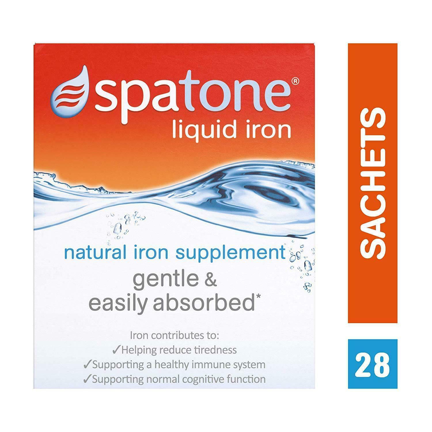 Spatone Natural Liquid Iron Supplement Original 25ml Sachets x 28