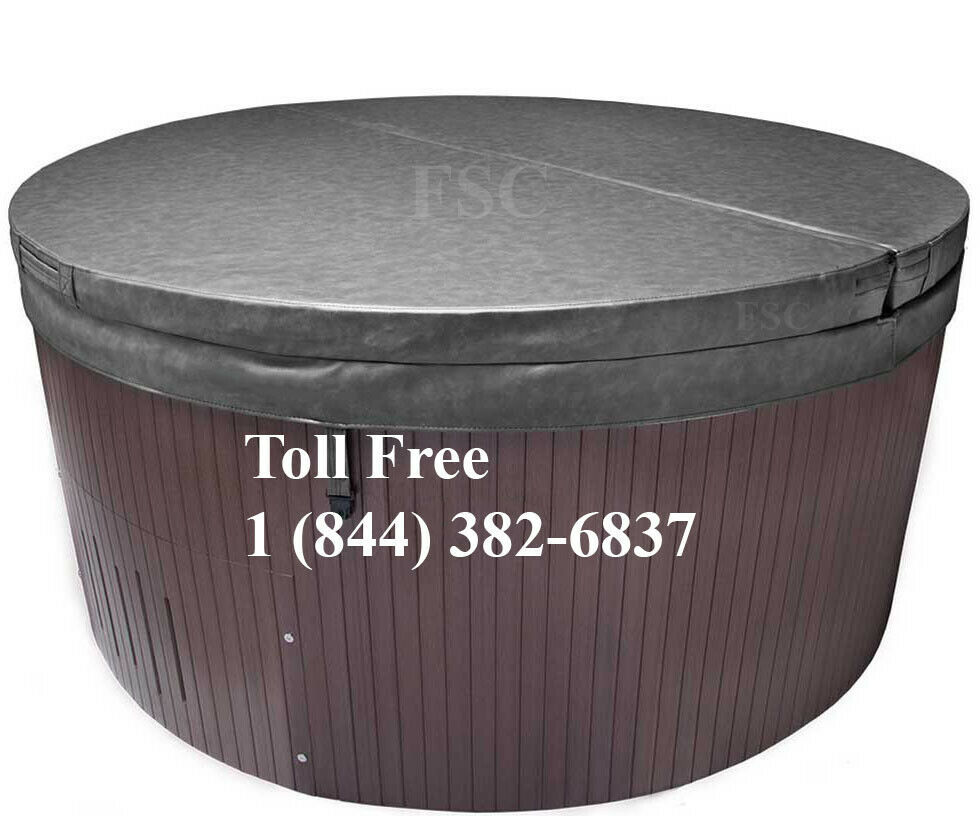 72" Round Hot Tub Spa Cover, 5" Thick with FREE Upgrades & Shipping! Spa & Hot Tub Covers