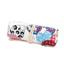 Students Super Large Capacity Canvas Pencil Case Pen Bag Pouch Hold for ... - $20.20