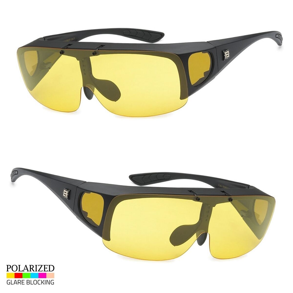 Polarized Sunglasses Cover Put Wear fit over Prescription ...