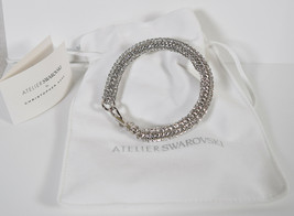 Atelier Swarovski By Christopher Kane Bolster Bracelet Crystal One Size NIB - $174.24