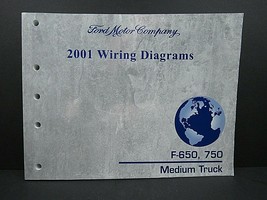 2001 Ford Medium Truck F-650 F-750 Wiring Diagram Book FCS-12201-01 OEM Manual - $19.30