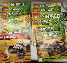 Lot of 13 Lego Ninjago Instruction Manuals Booklets Only - $15.83