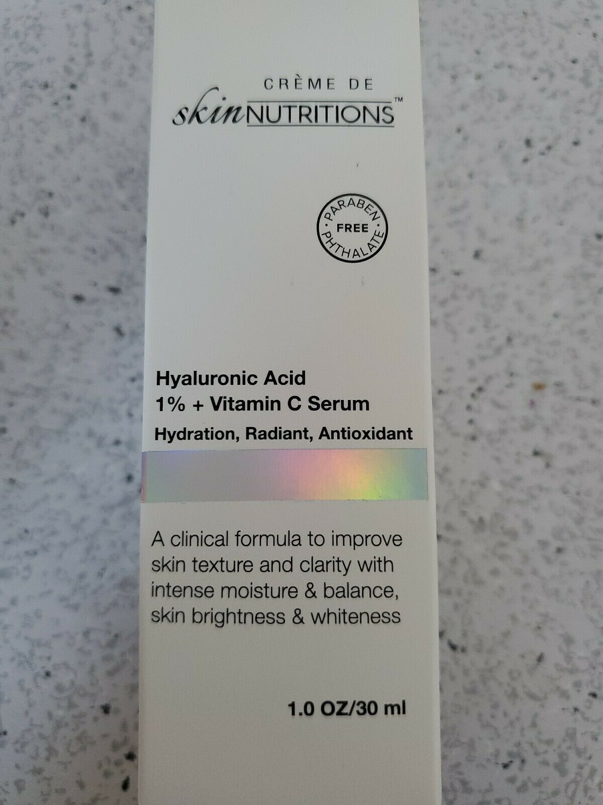 Creme DE Skin Nutritions Hyaluronic Acid 1% Compare to Amazon 5