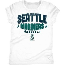 Seattle Mariners Girls Short Sleeve Graphic Tee, Various Sizes - $9.99