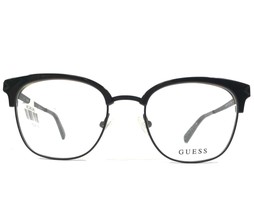 Guess GU1955 005 Eyeglasses Frames BLack Square Half Rim 51-20-145 - $65.44