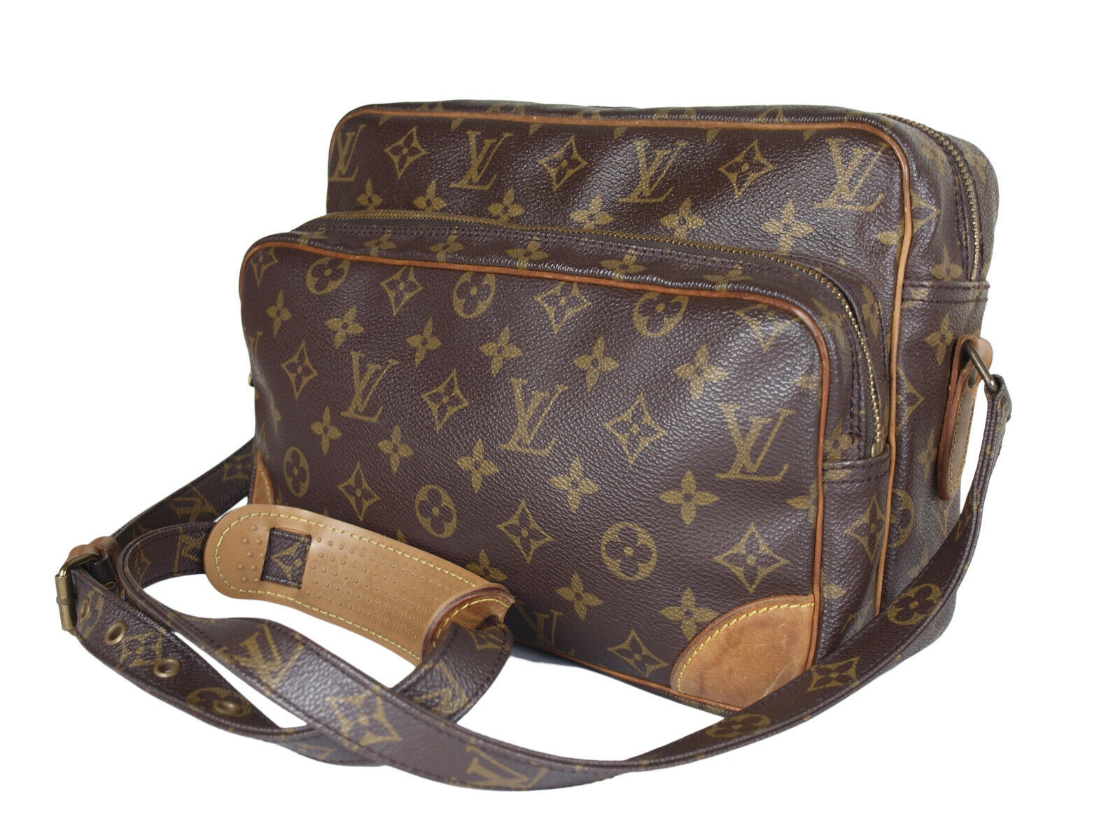 LOUIS VUITTON VINTAGE MONOGRAM CANVAS CROSSBODY BAG NILE GM