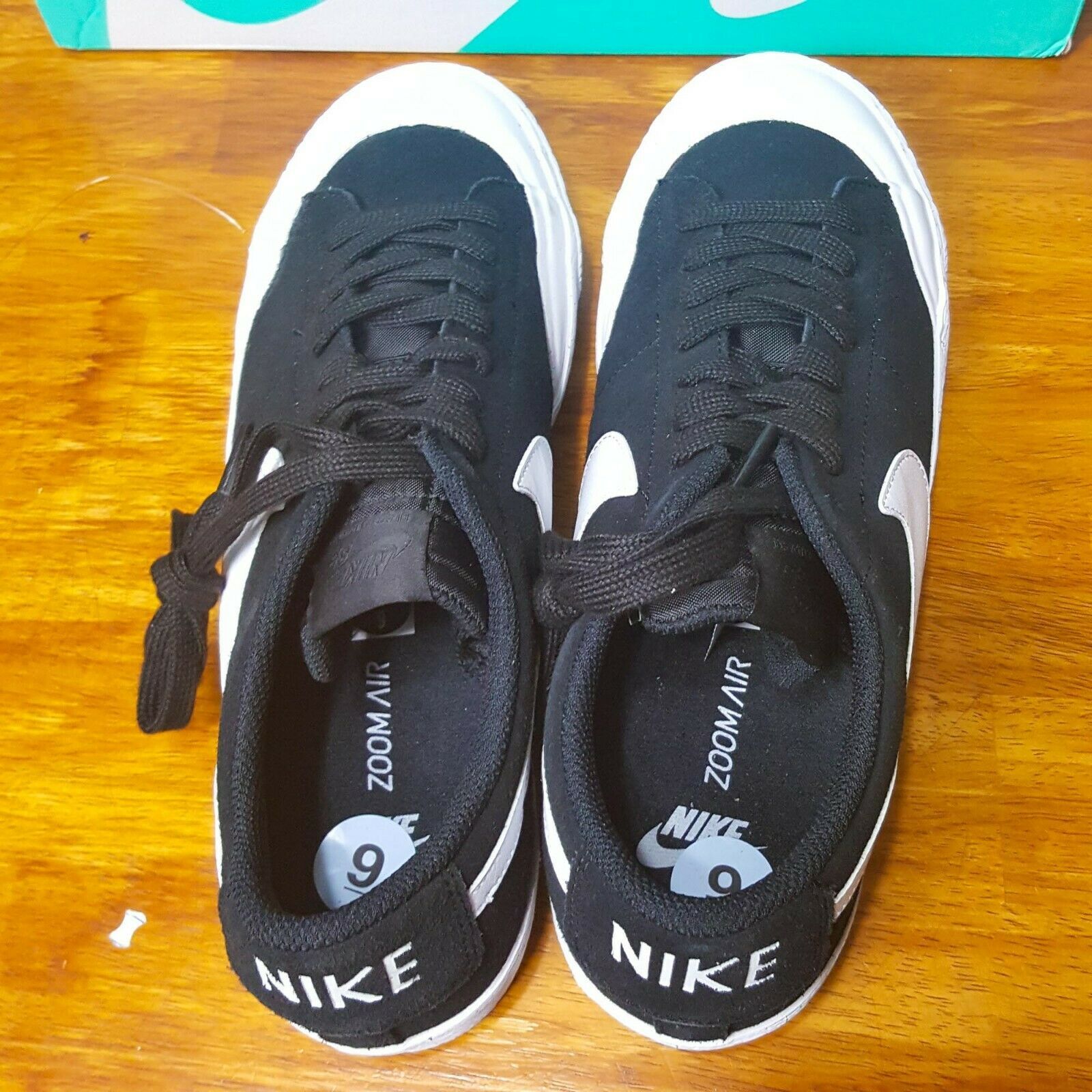 Nike Sb Blazer Zoom Bas XT Noir Blanc Gomme Bas 864348-019 Sz 11.5 Skate - Athletic