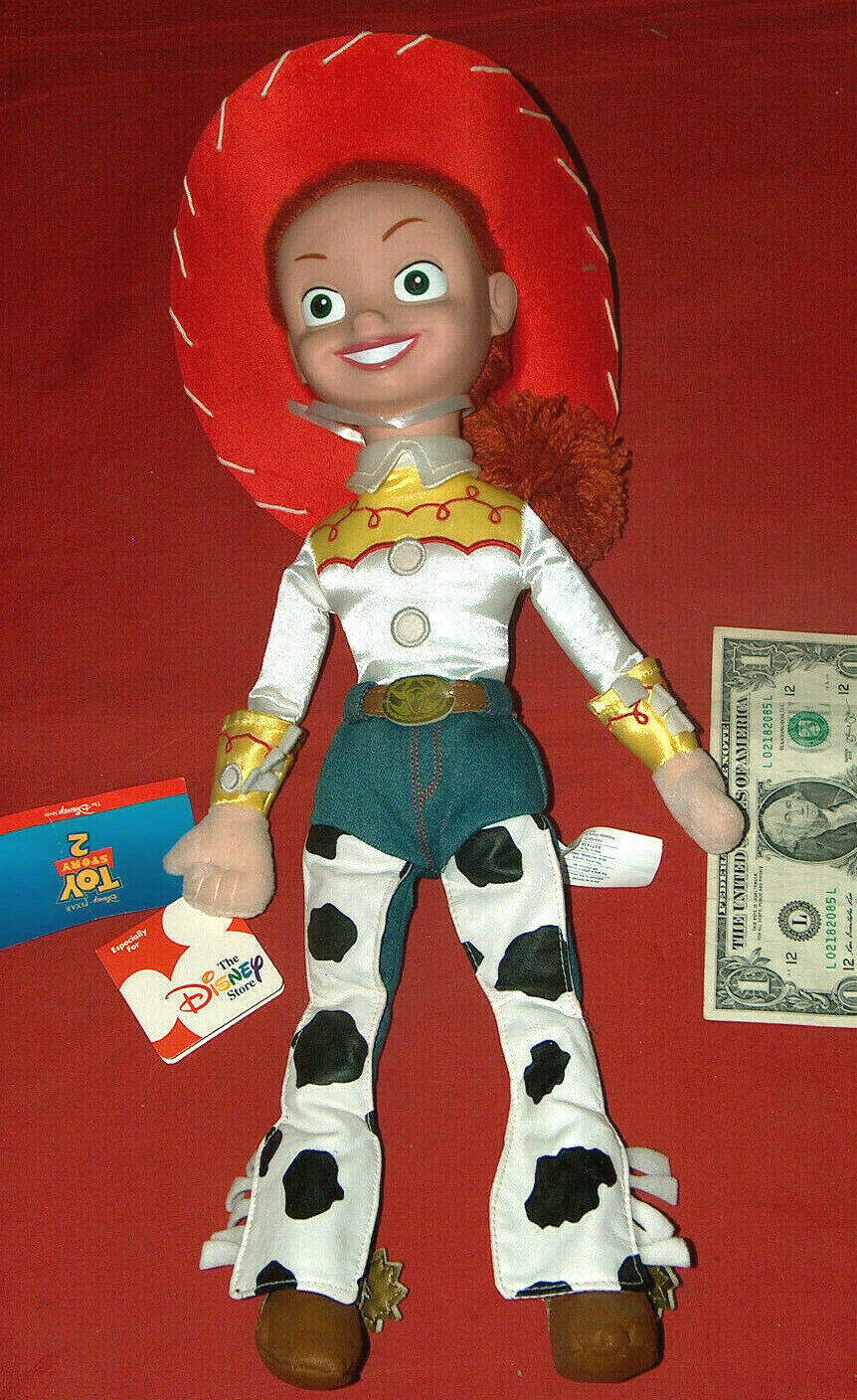 Toy Story 2 Disney Pixar 18” Jessie Cowgirl, Chaps & Hat Doll Figure w