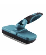 Trovety Self Cleaning Pet Slicker Brush - Green Grooming Tool for Tangled - $10.88