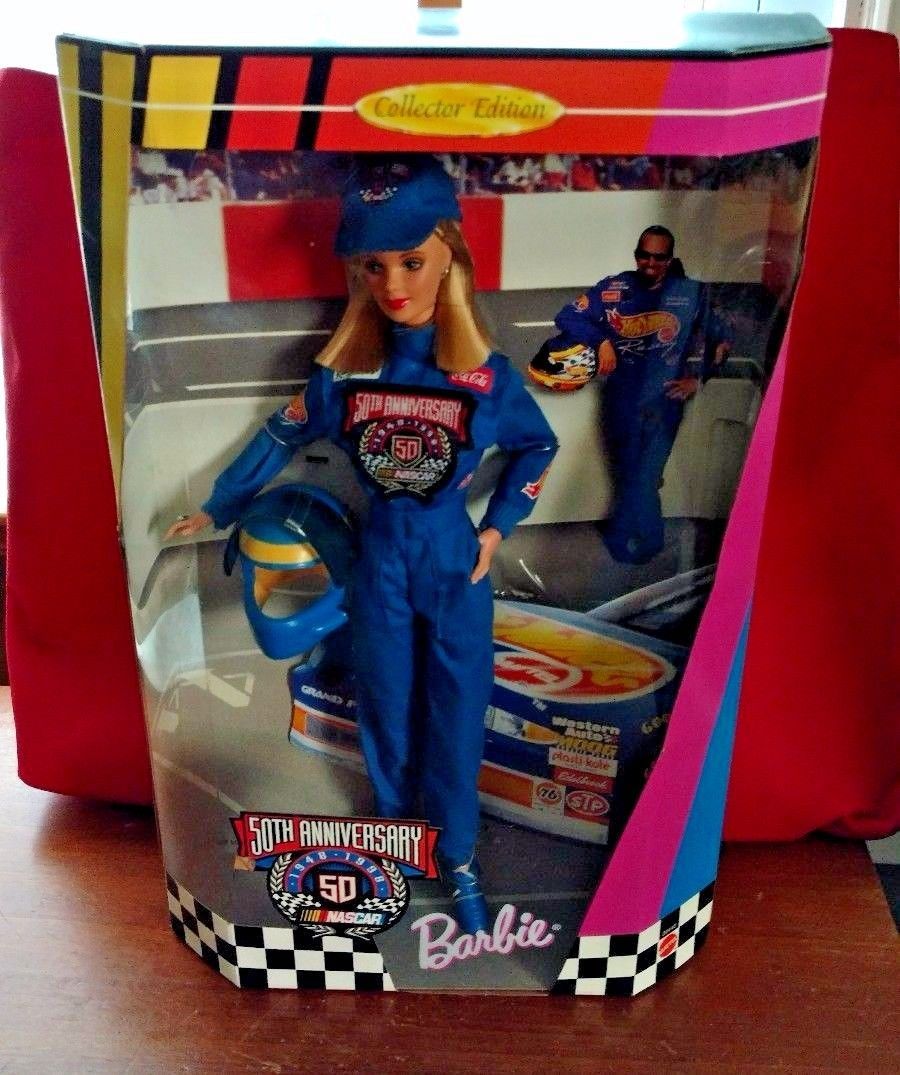 50th anniversary nascar barbie doll