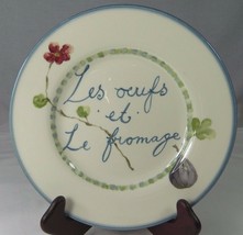Royal Stafford Les Oeufs et Le Fromage Salad Dessert Plate 8.25&quot; Made in... - $19.34