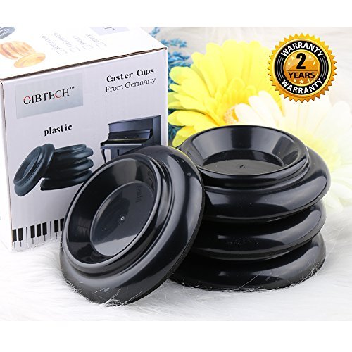 Piano Caster Cups Furniture Round Wheel Casters Cups Gripper Set Load
