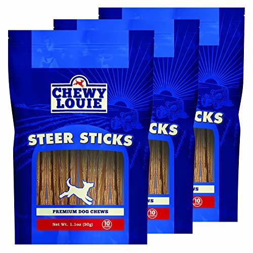 Primary image for CHEWY LOUIE 5" 10 Count 3pk Steer Sticks - 100% Beef Treat, No Artificial Preser