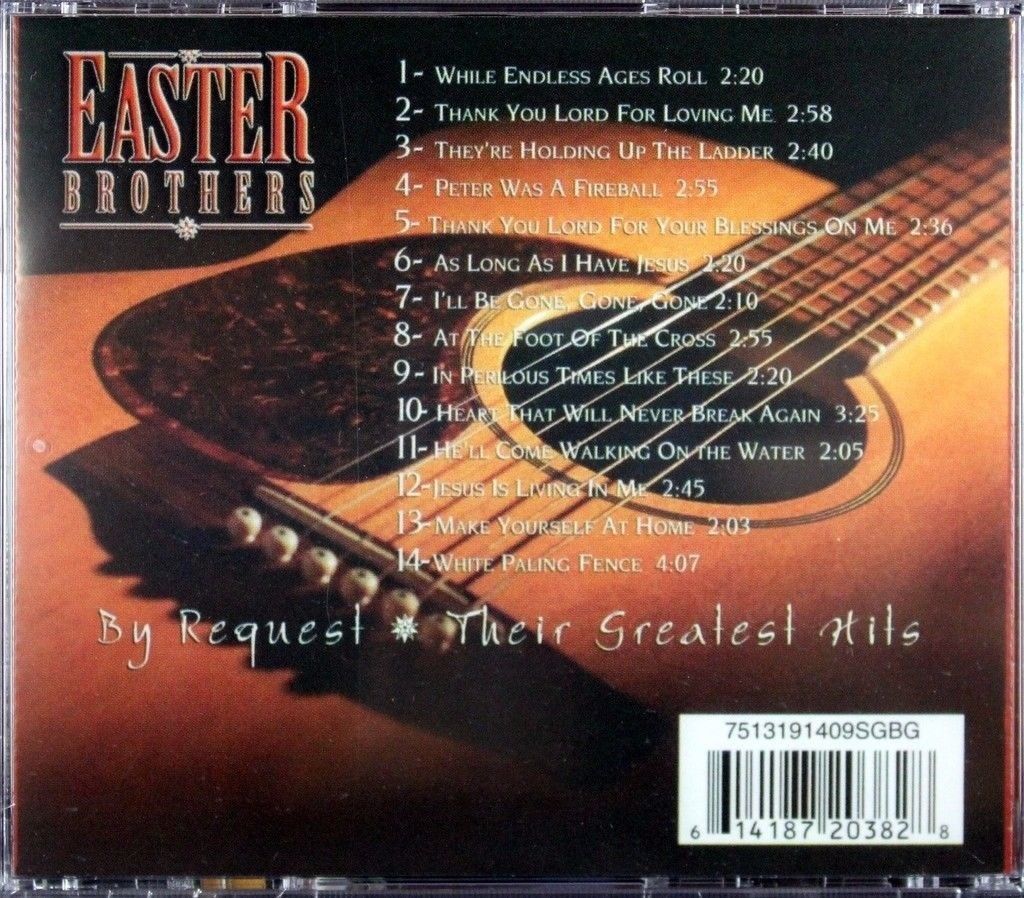 Easter Brothers by Request Their Greatest Hits Brand NEW Christian