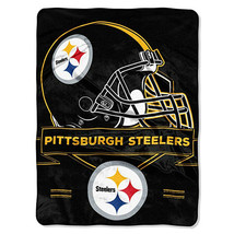 60x80 IN PITTSBURGH STEELERS NFL SOFT COZY SPORTS THROW BLANKET TWIN / FULL SIZE
