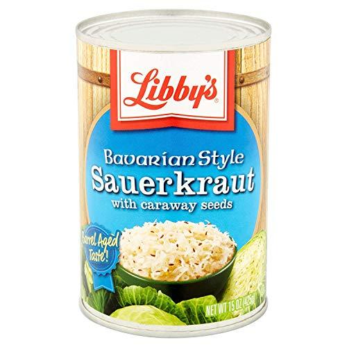 Libby's Bavarian Style Sauerkraut 14.5oz Can (Pack of 8)