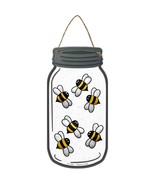 Bees In Jar Novelty Metal Mason Jar Sign - $14.95