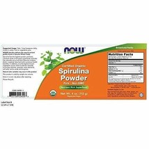 NOW Supplements, Organic Spirulina Powder with Beta-Carotene (Vitamin A)... - $14.72