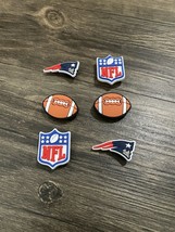 New England Patriots Football Team Sports Charm For Crocs - 6 Pieces - $12.92