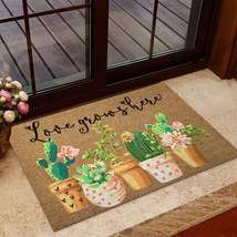 Love Grows Here Doormat Welcome Mat Housewarming Gift Home Decor Funny D... - $29.95+
