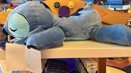 Disney Cuddleez Sleeping Stitch 20 inch Plush Doll NEW