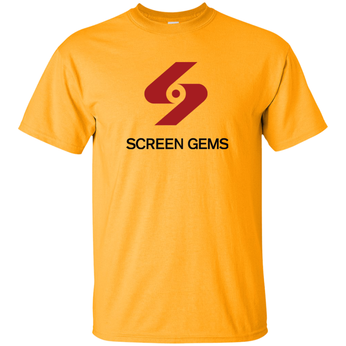 Screen Gems, Retro, Movie, Filmmaker, Studio, Logo, TShirt Gold T